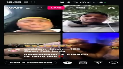 Insta Live Vides  pregnant-wife