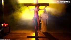 Dominant Catholic Father Forgives Sins by Fucking Hot Christian Twink 18+ Bareback