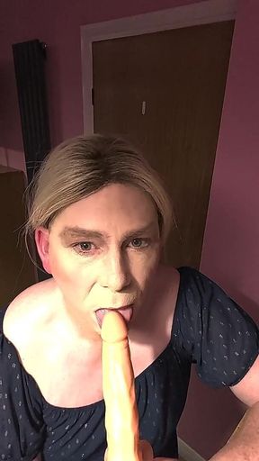 Nikki Takes a Thick Dildo