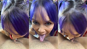 MILF licks her stepdaughter's pussy