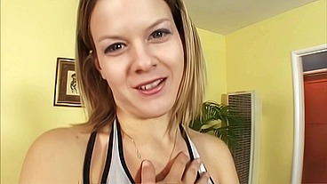 Bailey Bliss Gives Tyler Knight BBC Blowjob and Facial