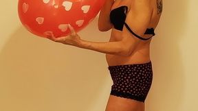 Red Love Balloons Exploded – Nails & Blow to Pop