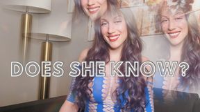 Does She Know - MILF Goddess Enchants Homewrecking Husband