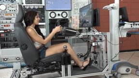 Eden Takes Her First Drive in the Simulator (MP4 - 720p)