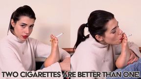 Two cigarettes are better than one! - HD