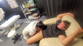 I'm Sitting in the Waiting Room and Looking at the Lady, I'm Getting Excited, I Start Jerking off, S