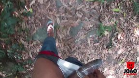 flagra garota dando na cachoeira pro roludo