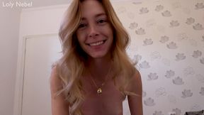 passionate sex with a girl after a shower!