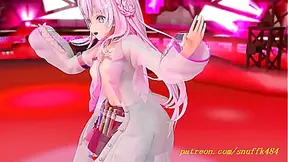 noVR mmd Koyori Dance 3d hololive Hentai