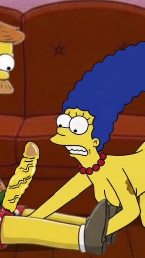Thrilling moment from &quot;Best Halloween Special 2025. Simpson Parody Cartoon&quot;