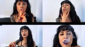 You smoking with me on my bed