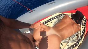 Guy bought a boat just to fuck his girlfriend