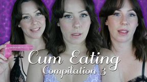 Cum Eating Compilation 3