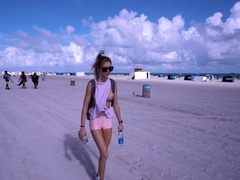 Beautiful blonde babe franziska facella solo masturbation