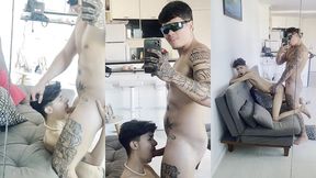 pau grande fudendo a bunda