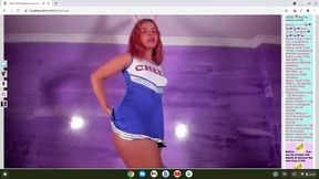 Horny Cosplay Cheerleader Gets Wet For You In Hot Hentai Action