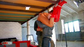 ginger hell crazy threesome with ian scott & leo galvez