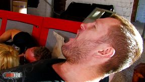 ginger hell crazy threesome with ian scott & leo galvez