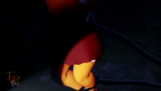 Slender's High-Jinkies by ToasterKing - Samesize Anal Vore with Internal Shot