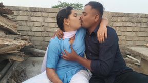 18 Years Virgin College Girl Big Boob Press by Her Step Stepbrother in Outdoor Desi Girl