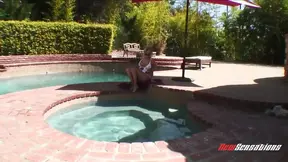 Ashlynn Brooke's tight pink pussy and little ass get hard and special treatment
