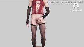 Sexy Crossdresser trans shemale dancing erotic
