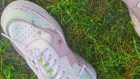 Muddying AF1 Sneakers (mkv)