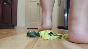 Powerful Feet Pulverize Zucchini