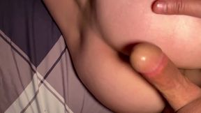 - Your dick is too big for my ass, better fuck in the pussy!. Stepson couldn't get into stepmom's ass and decided to fuck pussy!