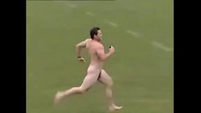 Rugby Player Marc Ellis Streaking