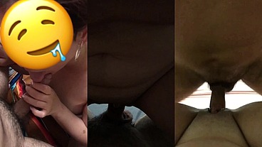 Horny girl sucks her roommate’s dick like a real slut and gets fucked so hard she squirts multiple times POV - Latinos Puercos