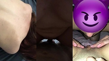 Horny girl sucks her roommate’s dick like a real slut and gets fucked so hard she squirts multiple times POV - Latinos Puercos