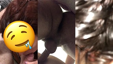 Horny girl sucks her roommate’s dick like a real slut and gets fucked so hard she squirts multiple times POV - Latinos Puercos