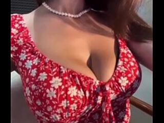 Stepmom in a hawt costume, her large breasts look very marvelous
