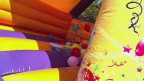 Bouncy Sex On The Bouncy Castle