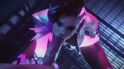 OVERWATCH SEX SOMBRA SUCKING BIG DICK