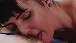 Girls Out West: Hairy & pale babe ass pounding