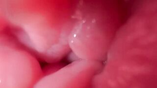 Close up cunt spreading and crazy talk