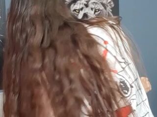 I entice my girlfriend to have delightful sex.