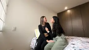 Wife's best friend kisses and touches her tight 18-year-old Chinese