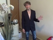 Maolo Attorney At Law Uses Hard Jerkin' Boner to get Job at Prestigious Firm!