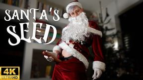 Santa's Seed - FtM Bad Santa Jaq Quicksilver Trades Nice List Status for a Festive Blowjob - POV dom
