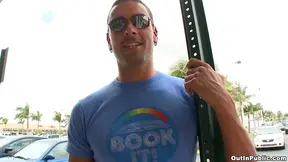 Faggots fucking at the car service station