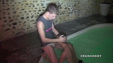 young arab twink fucked oin public swimming pool