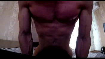 Feel how I fuck you! Russian gay porn with a muscular straight man in the first person. Moans and a powerful orgasm. Cum on the back of a gay man