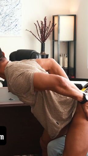 Perv Doctor Treats Patients By Using His Perfect Round Ass - TherapyDick   Clip 1
