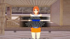 Fantasy Date - Fantasy Date - Undressing the Beautiful Nami from One Piece