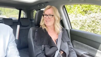 Suit fisting cash into British milf's stretched gash
