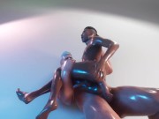 Gay Interracial Sex 3D