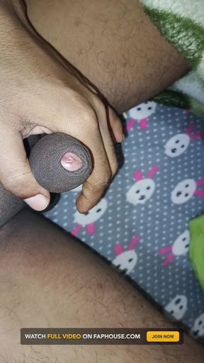 Midnight Masturbation on Hotel Bedroom